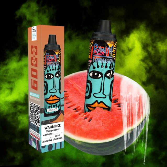 RandM Tornado 6000 gaisa plūsmas kontroles vape pod ierīce 1gab - Best RandM Vape Flavours sulīgs ledus V4NHV290