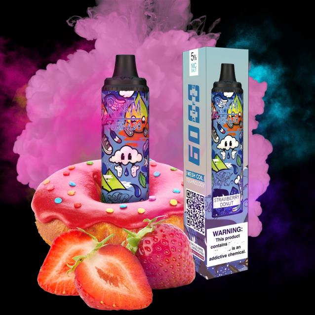 RandM Tornado 6000 gaisa plūsmas kontroles vape pod ierīce 1gab - RandM Vape Online zemeņu virtulis V4NHV285