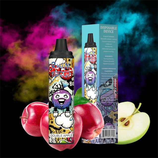 RandM Tornado 6000 gaisa plūsmas kontroles vape pod ierīce 1gab - Tornado Vape Shop dubultais ābols V4NHV298