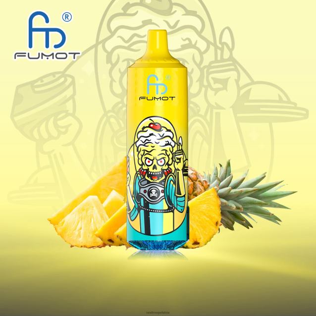 Fumot RandM Tornado 9000 pro vape ierīce ar akumulatoru un ejuice displeja versiju 1 - RandM Tornado Online Shop ananāsu V4NHV194