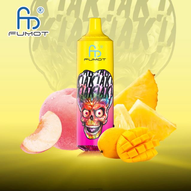 Fumot RandM Tornado 9000 pro vape ierīce ar akumulatoru un ejuice displeja versiju 1 - RandM Vape Store persiku ananāsu mango V4NHV193