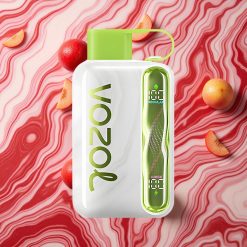 Ābolu Skābs Persiku garšas kombinācija VOZOL STAR 40000 Puffi 1000mAh Akumulators, 20/50mg/ml Nikotīna līmenis