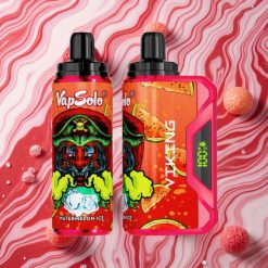 Arbūza Ledus VapSolo VIKING 12000 Puffs Izmērāmā e-cigarete ar 22ml e-šķidruma un 20 mg/ml vai 50 mg/ml nikotīna satura