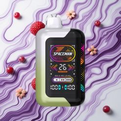 Baltā vīnogu ledus SMOK SPACEMAN SP40000 izmetamais veips ar 40000 piepildījumiem un 20ml e-šķidruma ietilpību