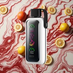 Citrons (Lemon) VOZOL Star 20000 Iekšpūšu Displeja vape ar 2.2" HD spoguļekrānu un dubulto sieta režīmu (Dual mesh)