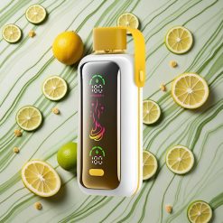 Citrons un laima garšas VOZOL Star 20000 Puffs Vienreizlietojamais Vape ar 2.2" HD spoguļekrānu un dubultā sieta režīmu