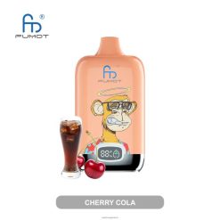 Fumot Original RandM Digital Box 12000 akumulatora un šķidruma displeja vape ierīce - RandM Vape Factory ķiršu kola V4NHV16