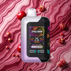 Ķiršu Granāts SMOK SPACEMAN SP40000 Vienreizlietojamais Vape 40000 Iekšpūšu Skaits 20ml eŠķidruma Ietilpība