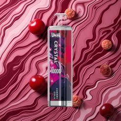 Ķiršu kola UWIN Crystal 10 000 pūkšu 18ml e šķidruma tilpums RGB apgaismojums