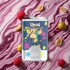 Kivi, Marakuja, Guava, Aveņu garšu kombinācija UWIN Crystal Twins 40000 Ivilcieni 32ml e-šķidruma ietilpība 850mAh baterija