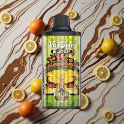Lima Citrons Vapsolo Super 15000 Puffs E-Liquids: 40ml, Nikotīna stiprums: 20 mg/ml, 50 mg/ml