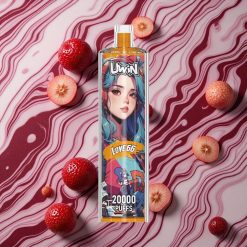 Mīlestība 66 Uwin Shisha Hookah Crystal 20000 piepildījumi 22ml ietilpība