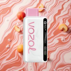 Persiku Ledus VOZOL STAR Vienreizlietojamais Vape līdz 9000/12000 Iekšpūšām ar 650mAh Akumulatora Ietilpību un S.i.L.C TECH