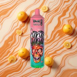 Persiku Mango Ananāsu Uwin Tornado 35K Mūzikas izmēģinājams veips ar 35 000 ieelpu skaitu un 600mAh uzlādējamo bateriju