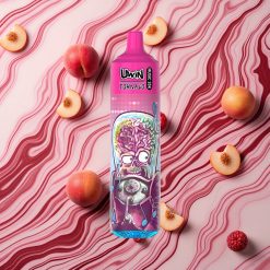 Persiku ogu garša Uwin Tornado 35K Music izmetamā veipa ar līdz 35 000 piepildījumiem un 600mAh akumulatoru