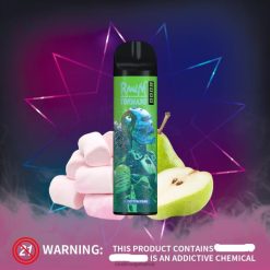 RandM Tornado 8000 gaisa plūsmas kontroles vape ierīce 1gab - RandM Tornado Latvia kokvilnas bumbieris V4NHV241