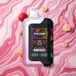 Rozā citronādes SMOK SPACEMAN SP40000 izmetamais veips ar 40000 piepildījumiem un 20ml e-šķidruma ietilpību