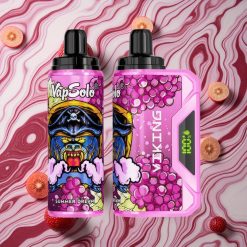 Vasaras Sapnis VapSolo VIKING 12000 Pūšu Izmērāms Vape ar 22ml e-šķidruma & USB Type-C uzlādes portu