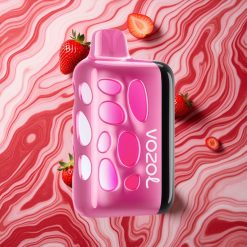 Zemeņu Arbūza VOZOL RAVE 40000 Izmetamā e-cigarete ar 20/50mg/ml Nikotīna un 1000mAh Akumulatora Ietilpību