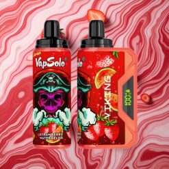 Zemeņu Arbūzs VapSolo VIKING līdz 12000 piepuffēm, E-Liquids: 22ml, Nikotīna stiprums: 20 mg/ml & 50 mg/ml