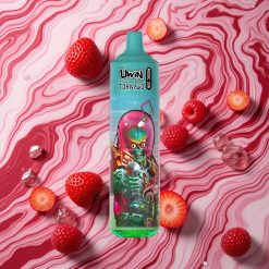 Zemeņu, Aveņu, Ķiršu Ledus Uwin Tornado 35K mūzikas izmantošanas vienreizējā e-cigarete ar 35 000 piepūšanām