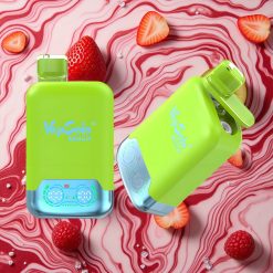 Zemeņu Ķīvi un Zemeņu Aveņu Ķiršu Ledus Vapsolo Twins 20000 Puffs Vienreizlietojamais Vape ar 40 ml e-kvida