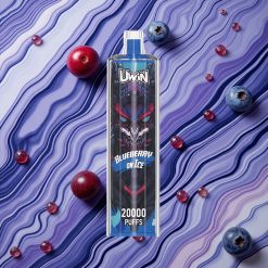 Zemeņu Ledā Uwin Shisha Hookah Crystal 20000 Ievilkti 22ml