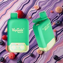 Zemenu, upenīšu un greipfrūtu atspirdzinošais Vapsolo Twins 20000 Puffs Vienreizlietojamais Vape ar 40 ml e-kvida
