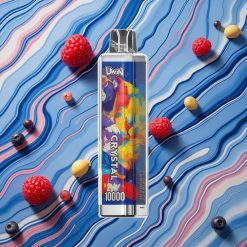 Zilā Aveņu Limonāde UWIN Crystal 10000 Puffs Vienreizlietojamais Vape ar 18ml e-glicerīna tilpumu un 0,8 Ohm sieta spirāli